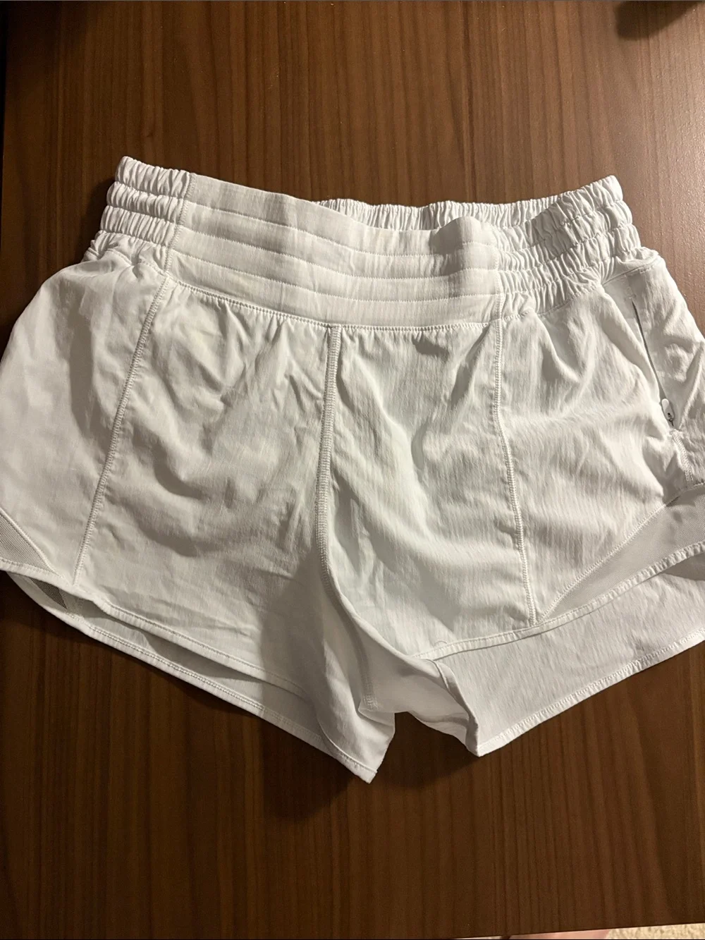 Lululemon Women's White Athletic Shorts Size 6